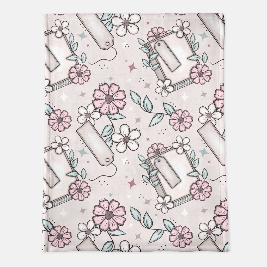 Petals & Paper 60"x80" Plush Blanket